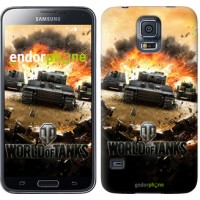 Чохол для Samsung Galaxy S5 Duos SM G900FD World of tanks v1 834c-62