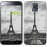 Чохол для Samsung Galaxy S5 G900H Чорно-біла Ейфелева вежа 842c-24