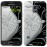 Чохол для Samsung Galaxy S5 mini G800H Квіти на чорно-білому тлі 840m-44