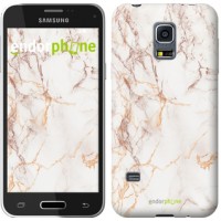 Чохол для Samsung Galaxy S5 mini G800H Білий мармур 3847m-44