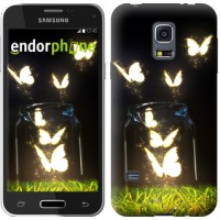 Чохол для Samsung Galaxy S5 mini G800H Сяючі метелики 2983m-44