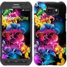 Чохол для Samsung Galaxy S6 active G890 Абстрактні квіти 511u-331