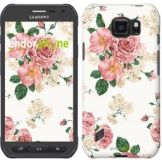 Чохол для Samsung Galaxy S6 active G890 квіткові шпалери v1 2293u-331