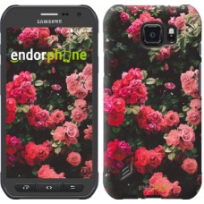 Чохол для Samsung Galaxy S6 active G890 Кущ з трояндами 2729u-331