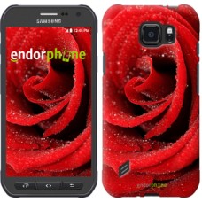 Чохол для Samsung Galaxy S6 active G890 Червона троянда 529u-331