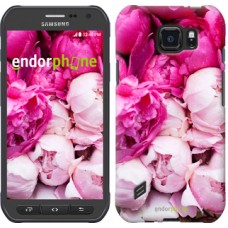 Чохол для Samsung Galaxy S6 active G890 Рожеві півонії 2747u-331