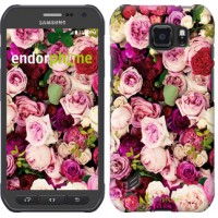 Чохол для Samsung Galaxy S6 active G890 Троянди і півонії 2875u-331