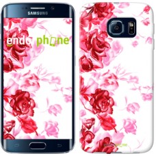Чохол для Samsung Galaxy S6 Edge G925F Намальовані троянди 724c-83