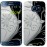 Чохол для Samsung Galaxy S6 Edge G925F Квіти на чорно-білому тлі 840c-83