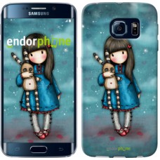 Чохол для Samsung Galaxy S6 Edge G925F Дівчинка з зайчиком 915c-83