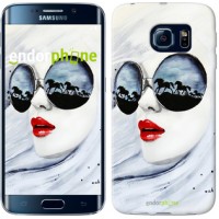 Чохол для Samsung Galaxy S6 Edge G925F Дівчина аквареллю 2829c-83