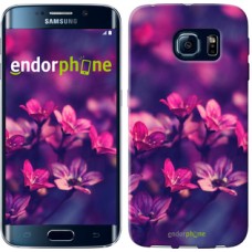 Чохол для Samsung Galaxy S6 Edge G925F Пурпурові квіти 2719c-83