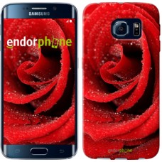 Чохол для Samsung Galaxy S6 Edge G925F Червона троянда 529c-83