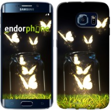 Чохол для Samsung Galaxy S6 Edge G925F Сяючі метелики 2983c-83