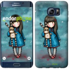 Чохол для Samsung Galaxy S6 Edge Plus G928 Дівчинка з зайчиком 915u-189