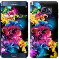 Чохол для Samsung Galaxy S6 Edge Plus G928 Абстрактні квіти 511u-189