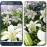 Чохол для Samsung Galaxy S6 Edge Plus G928 Білі лілії 2686u-189