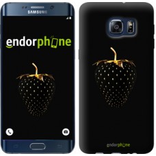 Чохол для Samsung Galaxy S6 Edge Plus G928 Чорна полуниця 3585u-189