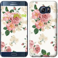 Чохол для Samsung Galaxy S6 Edge Plus G928 квіткові шпалери v1 2293u-189