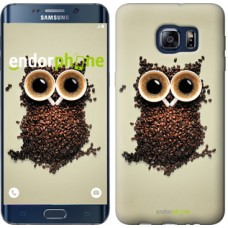Чохол для Samsung Galaxy S6 Edge Plus G928 Сова з кави 777u-189