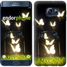 Чохол для Samsung Galaxy S6 Edge Plus G928 Сяючі метелики 2983u-189