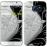 Чохол для Samsung Galaxy S6 G920 Квіти на чорно-білому тлі 840c-80