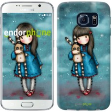 Чохол для Samsung Galaxy S6 G920 Дівчинка з зайчиком 915c-80