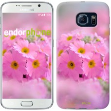 Чохол для Samsung Galaxy S6 G920 Рожева примула 508c-80