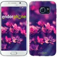 Чохол для Samsung Galaxy S6 G920 Пурпурові квіти 2719c-80