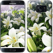 Чохол для Samsung Galaxy S7 Edge G935F Білі лілії 2686c-257