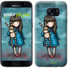 Чохол для Samsung Galaxy S7 G930F Дівчинка з зайчиком 915m-106