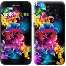 Чохол для Samsung Galaxy S7 G930F Абстрактні квіти 511m-106
