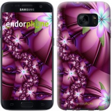 Чохол для Samsung Galaxy S7 G930F Квіткова мозаїка 1961m-106
