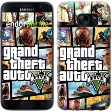 Чехол для Samsung Galaxy S7 G930F GTA 5. Collage 630m-106