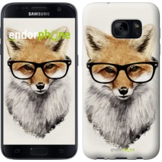 Чохол для Samsung Galaxy S7 G930F Лис в окулярах 2707m-106