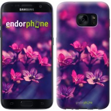 Чохол для Samsung Galaxy S7 G930F Пурпурові квіти 2719m-106