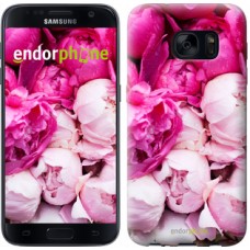 Чохол для Samsung Galaxy S7 G930F Рожеві півонії 2747m-106