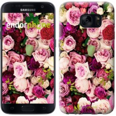 Чохол для Samsung Galaxy S7 G930F Троянди і півонії 2875m-106