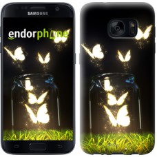Чохол для Samsung Galaxy S7 G930F Сяючі метелики 2983m-106
