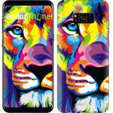 Чохол для Samsung Galaxy S8 Plus Різнобарвний лев 2713c-817