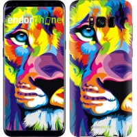 Чохол для Samsung Galaxy S8 Різнобарвний лев 2713c-829