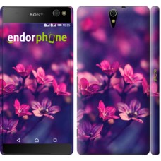 Чохол для Sony Xperia C5 Ultra Dual E5533 Пурпурові квіти 2719m-506