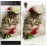 Чохол для Sony Xperia XA1 Новорічний кошеня в шапці 494m-964