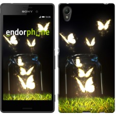 Чохол для Sony Xperia Z3 + Dual E6533 Сяючі метелики 2983u-165