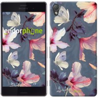 Чохол для Sony Xperia Z3 D6603 Намальовані квіти 2714c-58