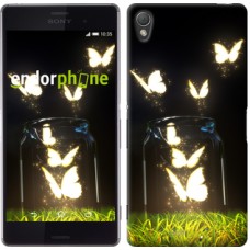 Чохол для Sony Xperia Z3 D6603 Сяючі метелики 2983c-58