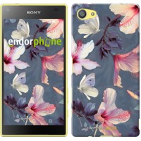 Чехол для Sony Xperia Z5 Compact E5823 Нарисованные цветы 2714c-322