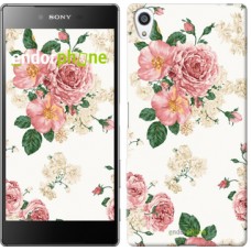 Чохол для Sony Xperia Z5 Premium квіткові шпалери v1 2293u-345