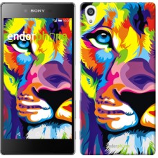 Чохол для Sony Xperia Z5 Premium Різнобарвний лев 2713u-345