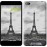 Чохол для Xiaomi Redmi 4A Чорно-біла Ейфелева вежа 842m-631